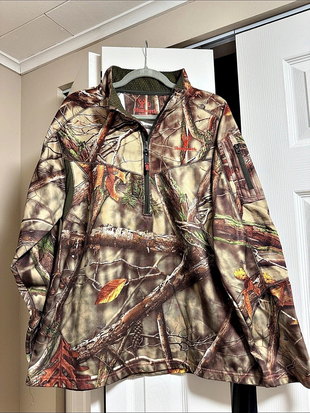 Huntworth Men's Camo Performance Pullover Size Large
